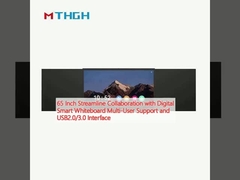 65 Inch hợp tác hợp lý với hỗ trợ đa người dùng Digital Smart Whiteboard và giao diện USB2.0/3.0