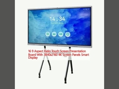 16 9 Aspect Ratio Touch Screen Presentation Board Với màn hình 3840x2160 4K Smart Display