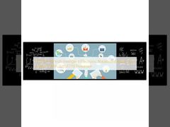 MTHGH 65 Inch Intelligent Electronic Blackboard hỗ trợ nhiều người dùng với bộ xử lý I3/I5/I7/I9