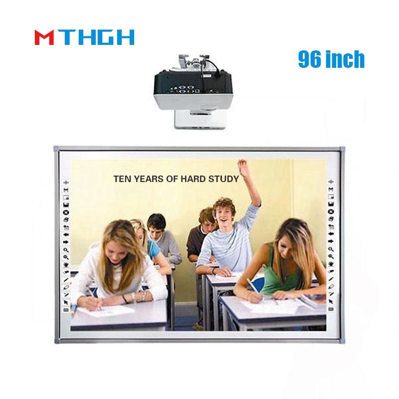 96 Inch Portable Interactive Whiteboard Smart Infrared 20 điểm cho phòng họp