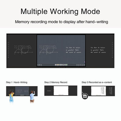 75 inch LED Blackboard thông minh cho giáo dục trường học tương tác 350 Cd / m2