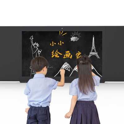 86 Inch tương tác Smart Black Board LED Digital Chalk Board cho lớp học