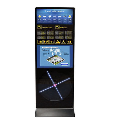 43 inch LCD sàn đứng biển số cho triển lãm trung tâm mua sắm