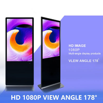Màn hình kỹ thuật số đứng trên sàn trong nhà với dung lượng lưu trữ 8GB 16GB