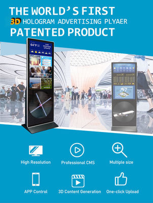 1920x1080 Digital Standing Display, sàn đứng Lcd quảng cáo Player 42 inch
