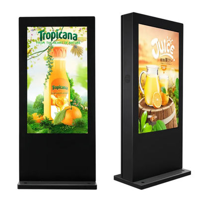 Màn hình hiển thị kỹ thuật số ngoài trời đa ngôn ngữ chống nước Với Kiosk ODM