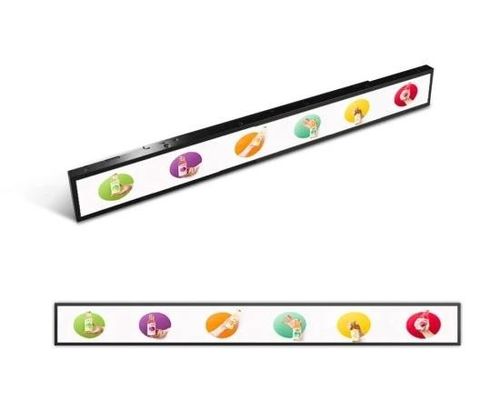 Màn hình LCD 65 inch được gắn trên tường để quảng cáo