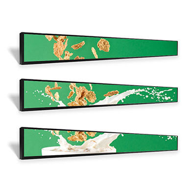 42 Inch kéo dài thanh màn hình LCD điều khiển từ xa cho quảng cáo