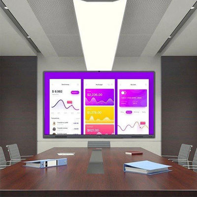 98 inch màn hình cảm ứng tương tác đa chức năng phiên bản màu trắng
