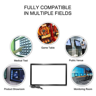 Màn hình cảm ứng hồng ngoại chuyên nghiệp DC 5V Ir Touch Panel 8ms phản hồi