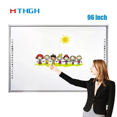 96 Inch Portable Interactive Whiteboard Smart Infrared 20 điểm cho phòng họp