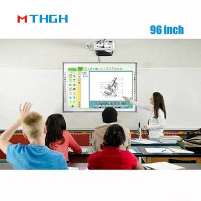 96 Inch Portable Interactive Whiteboard Smart Infrared 20 điểm cho phòng họp