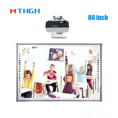 86 inch 32 điểm hồng ngoại lớp học thông minh tương tác bảng trắng cho việc giảng dạy ở trường