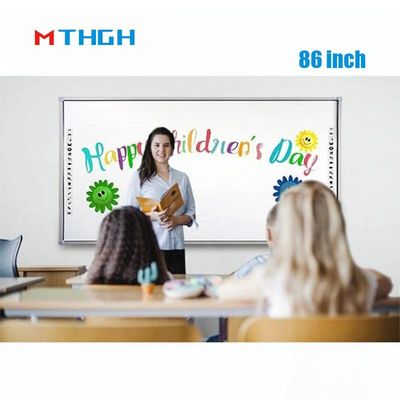 86 inch 32 điểm hồng ngoại lớp học thông minh tương tác bảng trắng cho việc giảng dạy ở trường