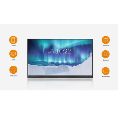 86 Inch Interactive Touch Screen Board Với USB cho Hội nghị Giáo dục