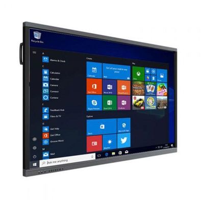 Bảng trắng màn hình cảm ứng tương tác 75 inch với bộ xử lý Quad Core và loa 10W