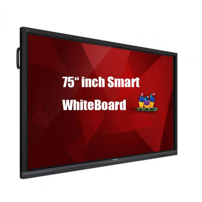 Màn hình cảm ứng tương tác 75 inch 4G / 8G / 16G / 32G / 64G / 128G / 512G Bộ xử lý lõi bốn tùy chọn