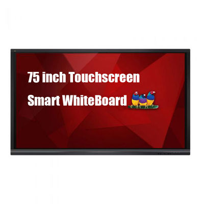 Màn hình cảm ứng tương tác 75 inch 4G / 8G / 16G / 32G / 64G / 128G / 512G Bộ xử lý lõi bốn tùy chọn