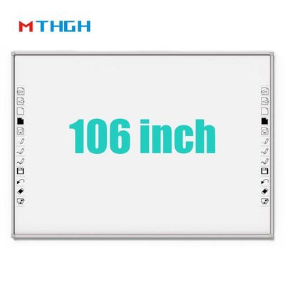 106 inch điện từ cảm ứng bảng thông minh 3840X2160 độ phân giải màn hình cho tương tác trường học