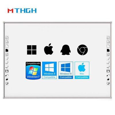 106 inch điện từ cảm ứng bảng thông minh 3840X2160 độ phân giải màn hình cho tương tác trường học