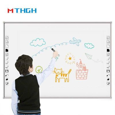 106 inch điện từ cảm ứng bảng thông minh 3840X2160 độ phân giải màn hình cho tương tác trường học