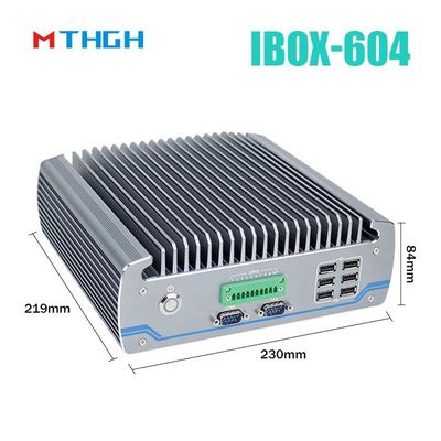 Máy tính công nghiệp không quạt IBOX-604 Intel Core I5 6500T SSD HDMI Windows/Linux