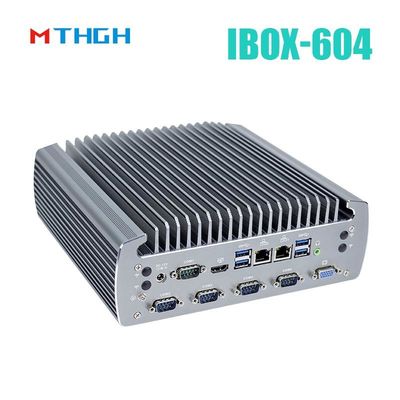 Máy tính công nghiệp không quạt IBOX-604 Intel Core I5 6500T SSD HDMI Windows/Linux