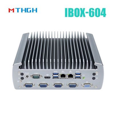 Máy tính công nghiệp không quạt IBOX-604 Intel Core I5 6500T SSD HDMI Windows/Linux