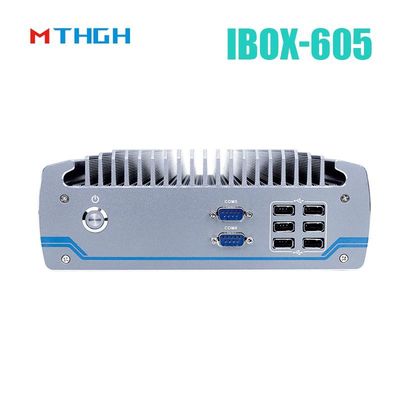 Intel Core I5-8500T Hàm nhôm Mini PC, máy tính công nghiệp không quạt IBOX-605