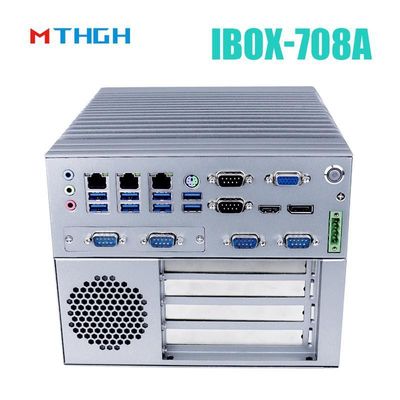 I3 6100T Quad Core Fanless Industrial Mini PC Với nguồn điện DC 12V Và SSD 64G