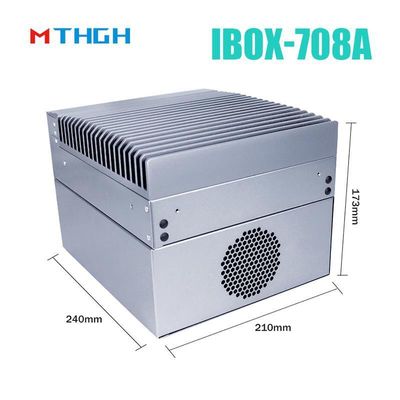I3 6100T Quad Core Fanless Industrial Mini PC Với nguồn điện DC 12V Và SSD 64G