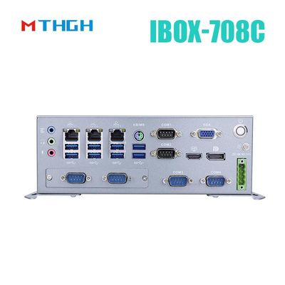 IBOX-708C Máy tính công nghiệp mini không quạt với 8GB DDR4 Quad Core I7 6700T