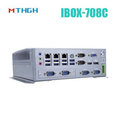 IBOX-708C Máy tính công nghiệp mini không quạt với 8GB DDR4 Quad Core I7 6700T