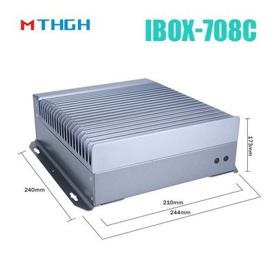 IBOX-708C Máy tính công nghiệp mini không quạt với 8GB DDR4 Quad Core I7 6700T