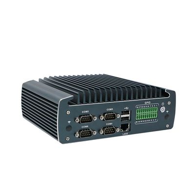 IBOX-1226 J6412 Máy tính nhỏ không quạt công nghiệp với RAM 32GB và đầu vào DC 12V