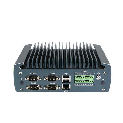 IBOX-1226 J6412 Máy tính nhỏ không quạt công nghiệp với RAM 32GB và đầu vào DC 12V