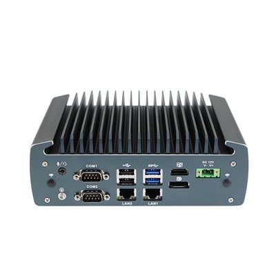 IBOX-1226 J6412 Máy tính nhỏ không quạt công nghiệp với RAM 32GB và đầu vào DC 12V