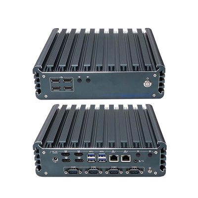 IBOX-3226 Quad Core Refresh không quạt Mini PC công nghiệp CE CCC FCC lớp A RoHS 2.64KG