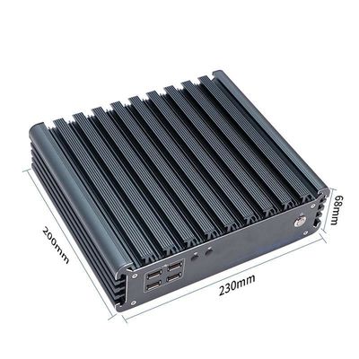IBOX-3226 Quad Core Refresh không quạt Mini PC công nghiệp CE CCC FCC lớp A RoHS 2.64KG