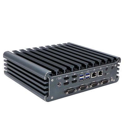 IBOX-3226 Quad Core Refresh không quạt Mini PC công nghiệp CE CCC FCC lớp A RoHS 2.64KG