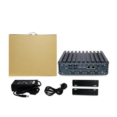 IBOX-3226 Quad Core Refresh không quạt Mini PC công nghiệp CE CCC FCC lớp A RoHS 2.64KG