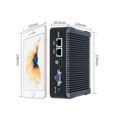 Nano-N3 Plus J1900 4 Core 8G RAM Công nghiệp Mini PC Hỗ trợ hệ điều hành Windows / Linux