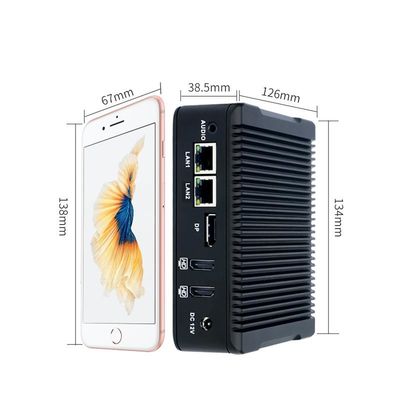 Nano-N5 Plus Công nghiệp Mini PC Quad Core J3710 1XMSATA 2.5 HDD 2XUSB3.0
