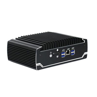 IBOX-501 N18 Máy tính công nghiệp mini không quạt Quad Core 32 GB Lưu trữ với MSATA