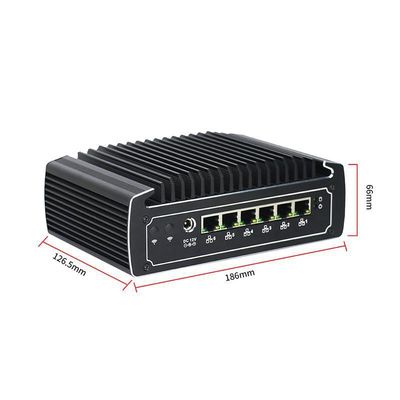 IBOX-501 N18 Máy tính công nghiệp mini không quạt Quad Core 32 GB Lưu trữ với MSATA