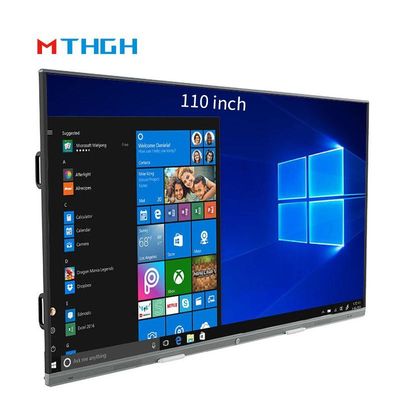 110 Inch Interactive Touch WhiteBoard 350cd / M2 Độ sáng trượt tất cả trong một máy