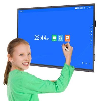 4K 65 Inch 16:9 LCD Whiteboard tương tác hồng ngoại / cảm ứng dung lượng cho giáo dục thông minh