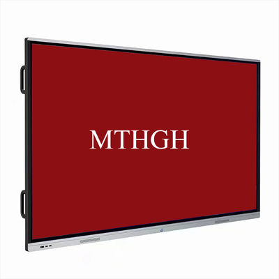 Màn hình cảm ứng tương tác 75 inch Bảng trắng hiển thị 4K Độ sáng ≥350cd / m2 Phản ứng ≤8ms