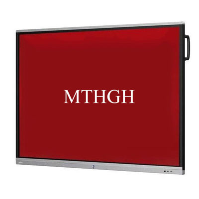 Màn hình cảm ứng tương tác 75 inch Bảng trắng hiển thị 4K Độ sáng ≥350cd / m2 Phản ứng ≤8ms