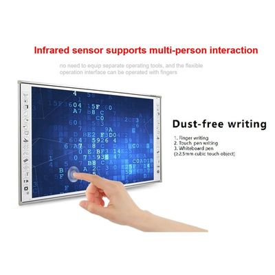 86 inch 20 điểm màn hình cảm ứng hồng ngoại điện tử tương tác Whiteboard thông minh bảng kỹ thuật số cho trường học